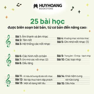 Sách Tự Học Nhạc Lý Cơ Bản, tự học nhạc lý căn bản, sách học nhạc, Huy Hoàng Bookstore