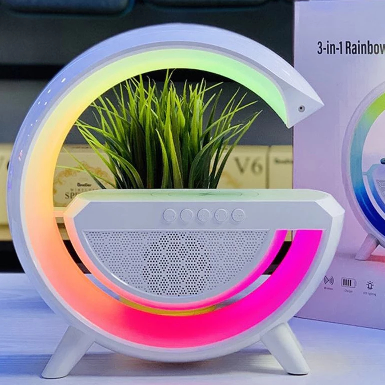 Loa bluetooth chữ G63. Màu sắc led sinh động, ấn tượng. Loa Smart Light Sound Machine G63.