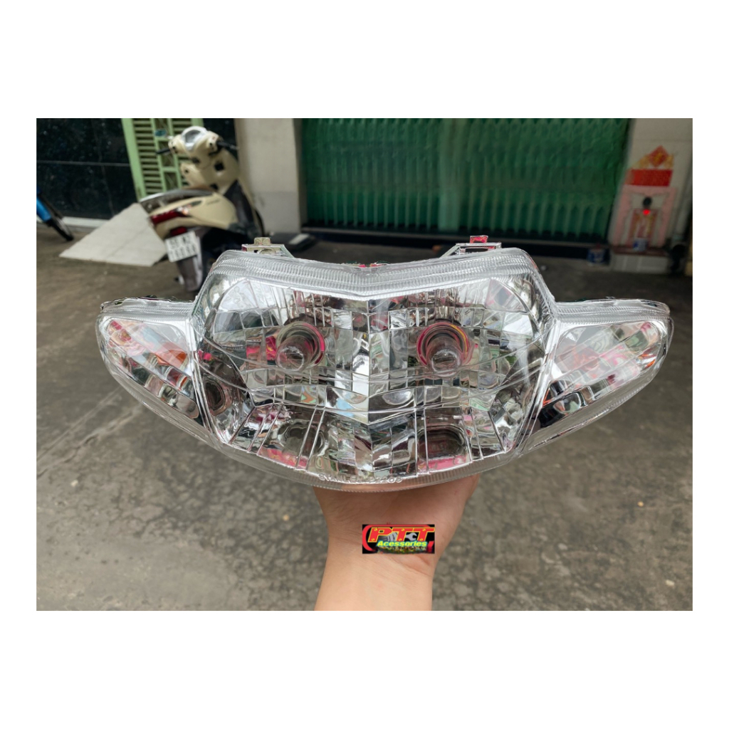 ( HÀNG ĐẶC BIỆT ) PHA ĐÈN TRƯỚC XE WAVE ALPHA - WAVE ZX CÓ CHUI BÓNG