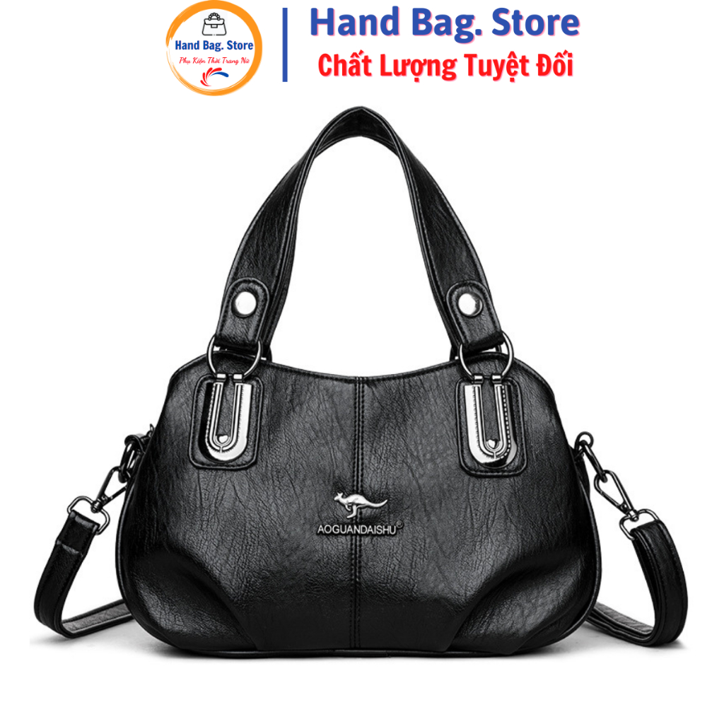 Túi Xách Nữ Công Sở Thời Trang Hàn Quốc Size Lớn Da Mềm, Túi Xách Quảng Châu Cao Cấp Form Trung Niên