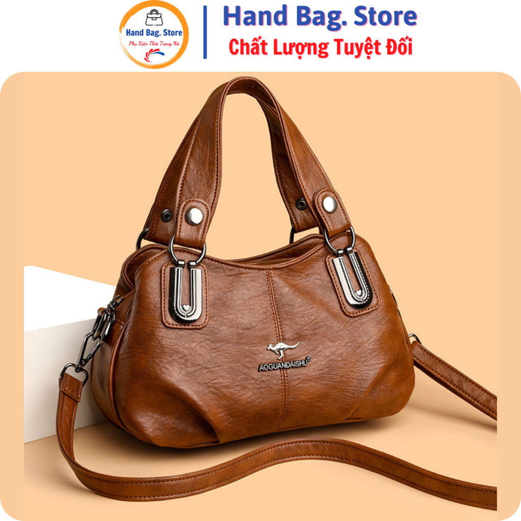 Túi Xách Nữ Công Sở Thời Trang Hàn Quốc Size Lớn Da Mềm, Túi Xách Quảng Châu Cao Cấp Form Trung Niên