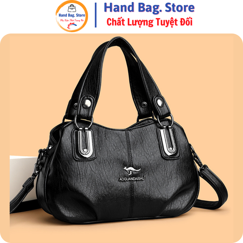 Túi Xách Nữ Công Sở Thời Trang Hàn Quốc Size Lớn Da Mềm, Túi Xách Quảng Châu Cao Cấp Form Trung Niên