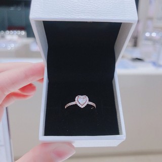 Nhẫn Pan Sparkling Elevated Heart Ring 8042 -Nhẫn bạc S925