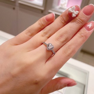 Nhẫn Pan Sparkling Elevated Heart Ring 8042 -Nhẫn bạc S925