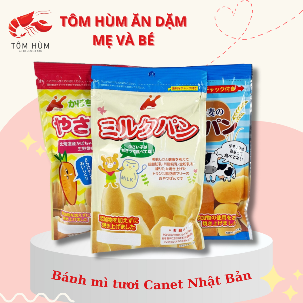 [LV] Bánh Mì Tươi Kanet Ăn Dặm Nhật Bản Dành Cho Bé
