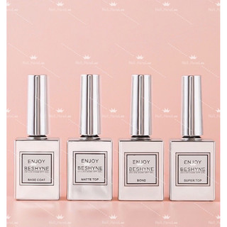 Sơn Base,Top, Lì , Cứng, Bond Enjoy Beshyne rất bóng và bền-bộ sơn gel liên kết chất lượng cao( lẻ chai )