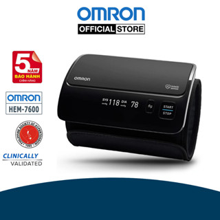 [Nhập Khẩu Nhật Bản] Máy Đo Huyết Áp Bắp Tay Omron Hem-7600T | Kết Nối Bluetooth -Vòng Bít Không Dây
