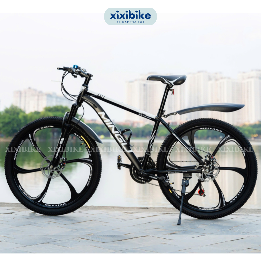 Xe đạp thể thao 26inch MINGU XIXIBIKE VÀNH ĐÚC - Phuộc đen chống rỉ giảm sốc - Tặng Bộ quà phụ kiện xe đầy đủ