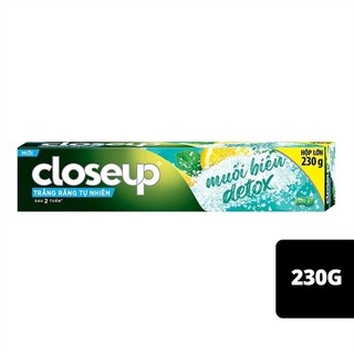 Kem đánh răng Closeup 180g - Lửa Băng muối biển than dừa
