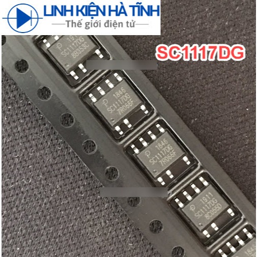 Combo 3 con Mosfet driver SC1117DG SC1117 IC nguồn AC-DC SOP-7 mới