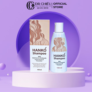  Dầu Gội Đầu Giảm Gàu Ngứa HANKO SHAMPOO Giúp Làm Sạch Da Nấm Da Đầu Vảy Nến Giảm Dầu Nhờn Cho Chân Tóc 100ml 