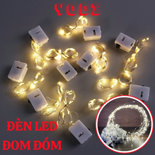 Dây Đèn LED 3 Chế Độ Trang Trí,Đèn LED 1M 2M 3M,Đèn Đom Đóm FairyLight Pin Dẹp