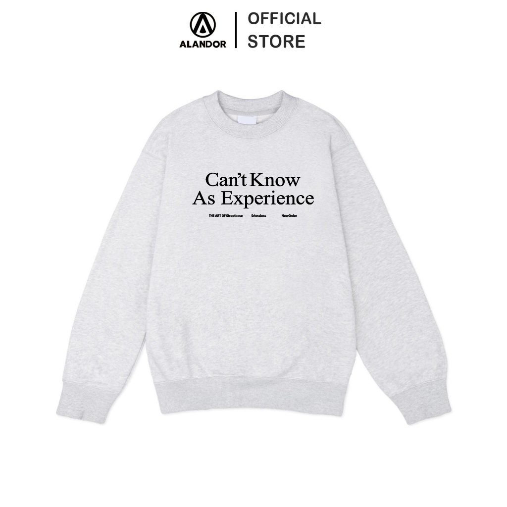 Áo Sweater Alandor Local Brand Form Rộng Tay Dài Vải 100% Premium Cotton Mẫu EXP