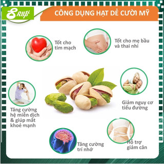 【CHUẨN CHẤT LƯỢNG】Hạt Dẻ Cười Mỹ Mornuts Chuẩn Nhập 100% Hàng Ngon Loại 1 KHÔNG TẨY (500g)