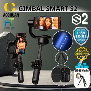 Gimbal Chống Rung Điện Thoại Smart S2 AOCHUAN, Gậy Chống Rung Quay Phim Cao Cấp, Thiết Bị Quay Video