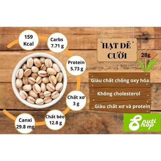 【NHẬP KHẨU CHÍNH NGẠCH】Hạt Dẻ Cười Mỹ Mornuts 500g Loại 1– Pistachio Tự Nhiên Không Tẩy, To Béo Bùi