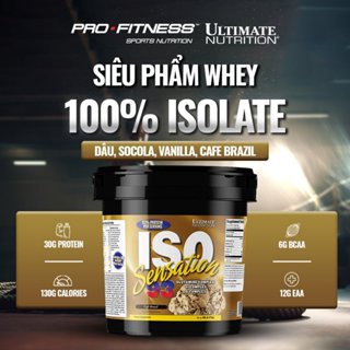 Whey Protein tăng cơ giảm mỡ Iso Sensation 93 5lbs Ultimate Nutrition - Whey Isolate tăng trưởng cơ nạc giảm mỡ