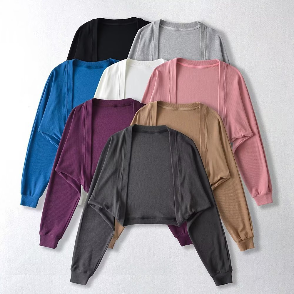 Áo khoác cardigan tay phồng to form rộng oversize peonyb - Khoát nữ chất thun tăm len bigsize bánh bèo hotgirl - SET068