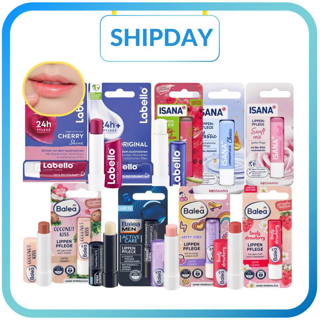 Son Dưỡng Môi Balea, Isana, Labello Dưỡng Môi Chuyên Sâu - Hàng Đức