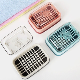 Khay Đựng Xà Phòng Tắm 2 Lớp Chống Chảy, Hộp Đựng Bánh Xà Phòng Xà Bông Cục Việt Nhật 6773