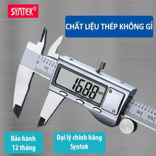 Thước kẹp điện tử 150mm thép hợp kim không rỉ màn hình LCD Syntek