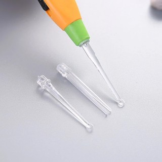 Cây lấy ráy tai có đèn thông minh, dụng cụ móc gắp lấy rái dáy gáy dái giáy tai nhựa có đèn cho em bé trẻ em người lớn