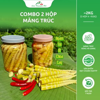 Combo 2 Hộp Măng Trúc Muối Cay (ăn liền: ăn kèm bún, miến, phở, mỳ tôm, thịt nướng...)