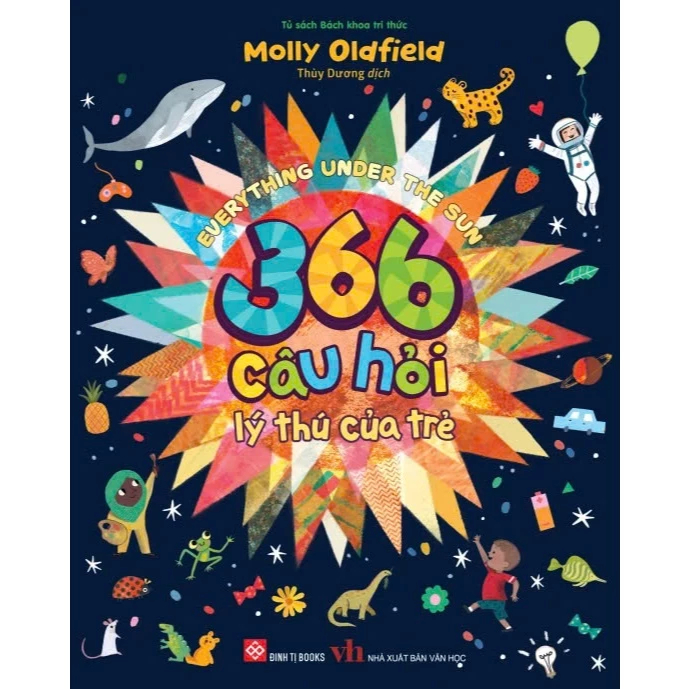 Sách - Everything Under The Sun - 366 câu hỏi lý thú của trẻ - Bìa cứng, in màu - Tuổi 6+