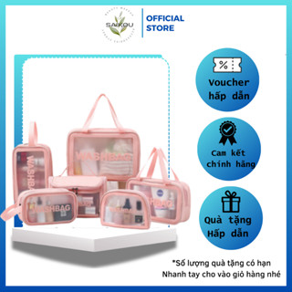 Túi Đựng Mỹ Phẩm WashBag Mini Trong Suốt 3 Size 3 Màu Chống Thấm Nước Để Đồ Trang Điểm Đồ Cá Nhân. 