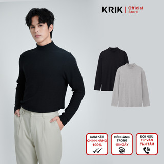  Áo Nỉ Giữ Nhiệt Nam KRIK Form Regular Chất Liệu Nỉ Lông Tuyết Giữ Nhiệt Tốt AN4150 