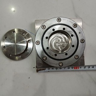 [2kg7] vòng bi đĩa con lăn đĩa THK WON đường kính 120 tháo máy kèm đế thép trục xoay