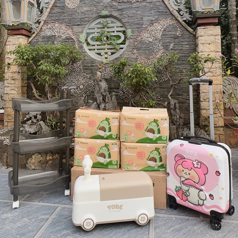 [Tặng kèm quà] Combo 4 bịch bỉm Bb Nature tặng kèm 1 quà