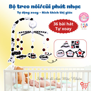 Đồ Chơi Treo Nôi Cũi Tự Động Quay kèm Phát Nhạc 36 Bài Hát Cho Bé Sơ Sinh - Baby Crib Mobile - Lalala baby