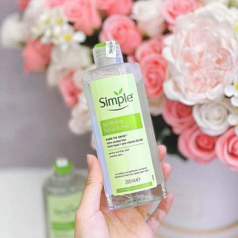 Nước hoa hồng Simple mẫu mới 2024