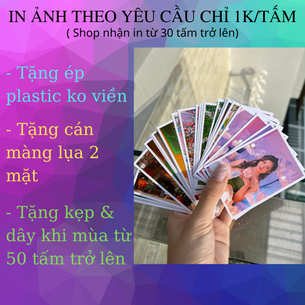 [HOẢ TỐC] IN ẢNH SIZE 6X9 CHỈ 1K/TẤM