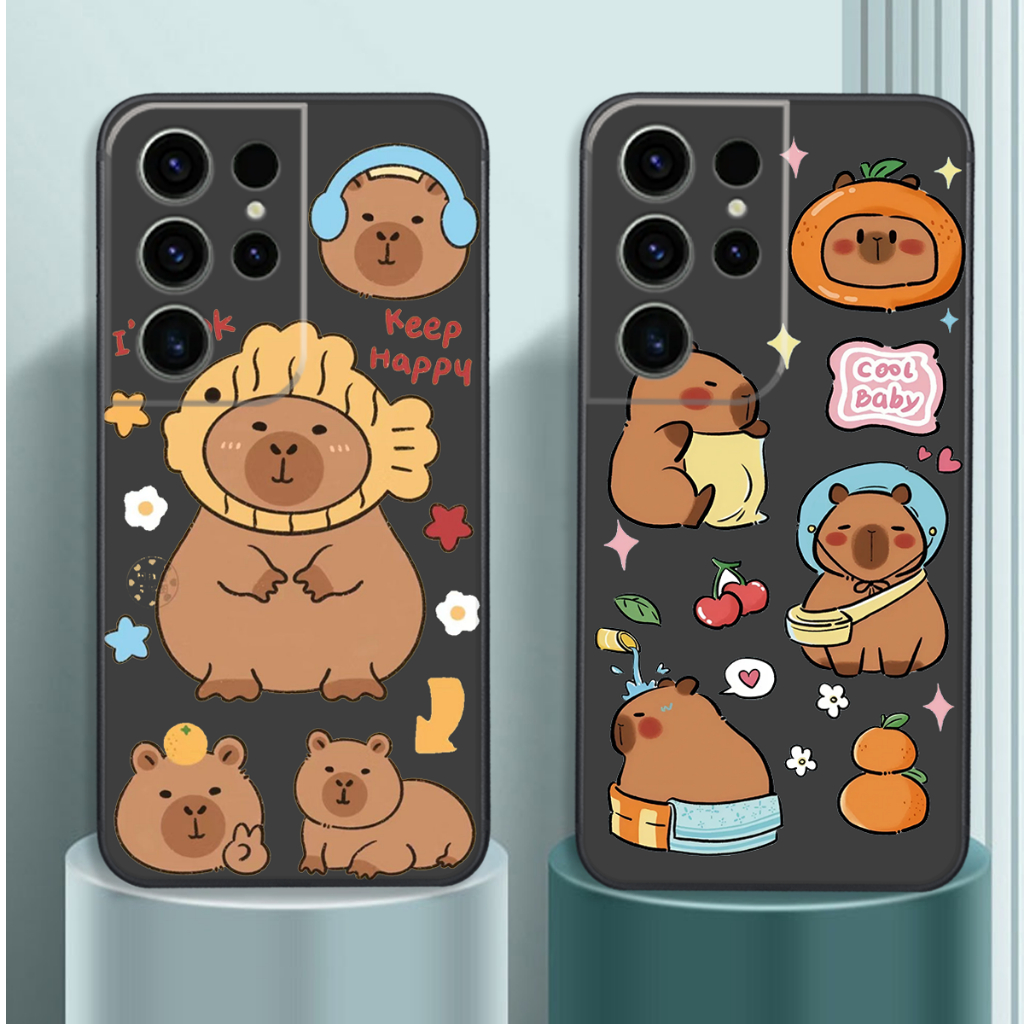 Ốp lưng Samsung S23 5G-S23 PLUS 5G/S23+ 5G-S23 ULTRA 5G-S23 FE in hình capy bara hot trend cute/Phon