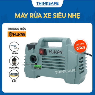  Máy rửa xe áp lực Hukan RXCP-R1600MINI Công Suất 1600W Siêu nhẹ chỉ 3KG Máy xịt rửa xe mini kèm phụ kiện 