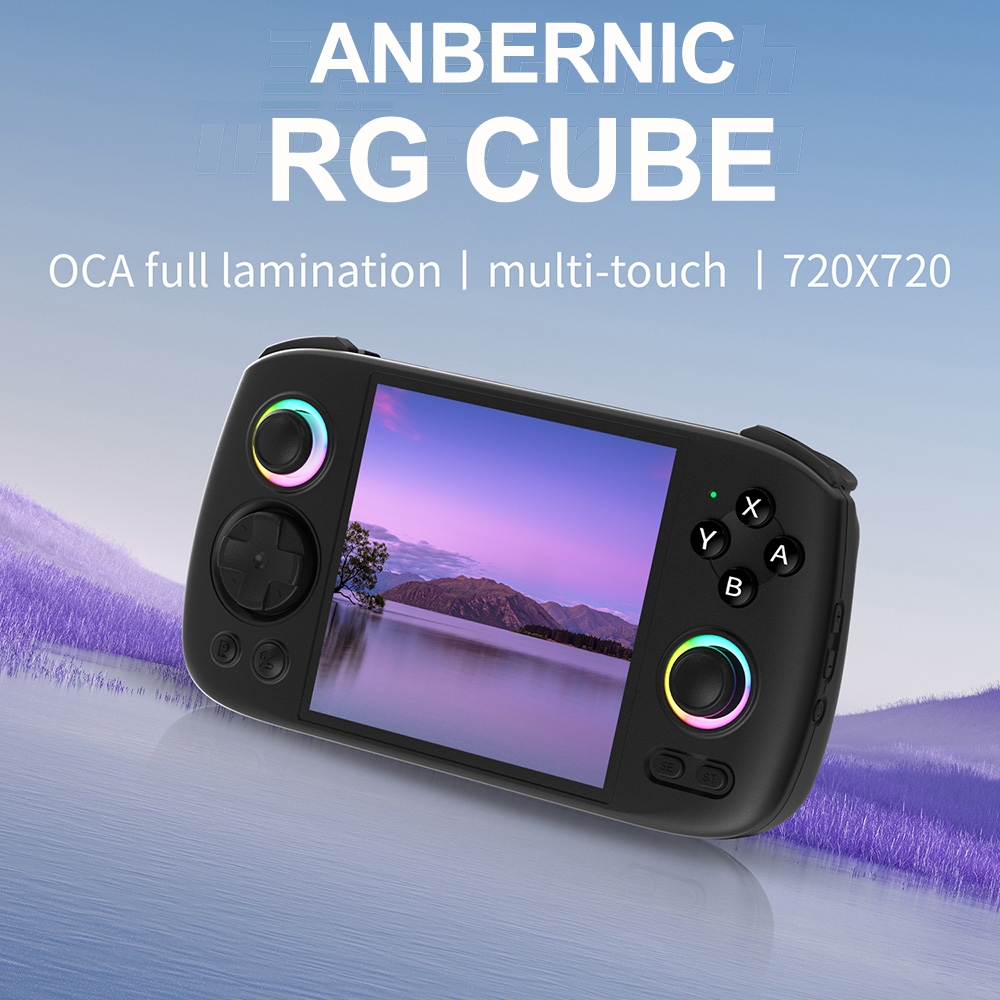  Anbernic rg cube máy chơi game cầm tay android cân đẹp ps2  psp và nhiều giả lập khác setup sẵn không cần cài đặt lại 