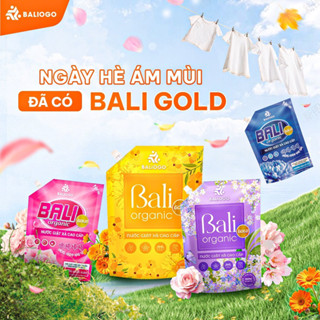 Túi nước giặt xả cao cấp Bali gold 3L oganic, nước giặt hữu cơ, mềm vải, lưu hơng