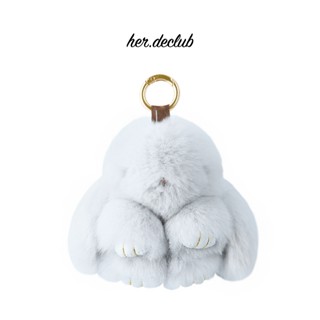Her.declub Charm thỏ đáng yêu cho túi xách