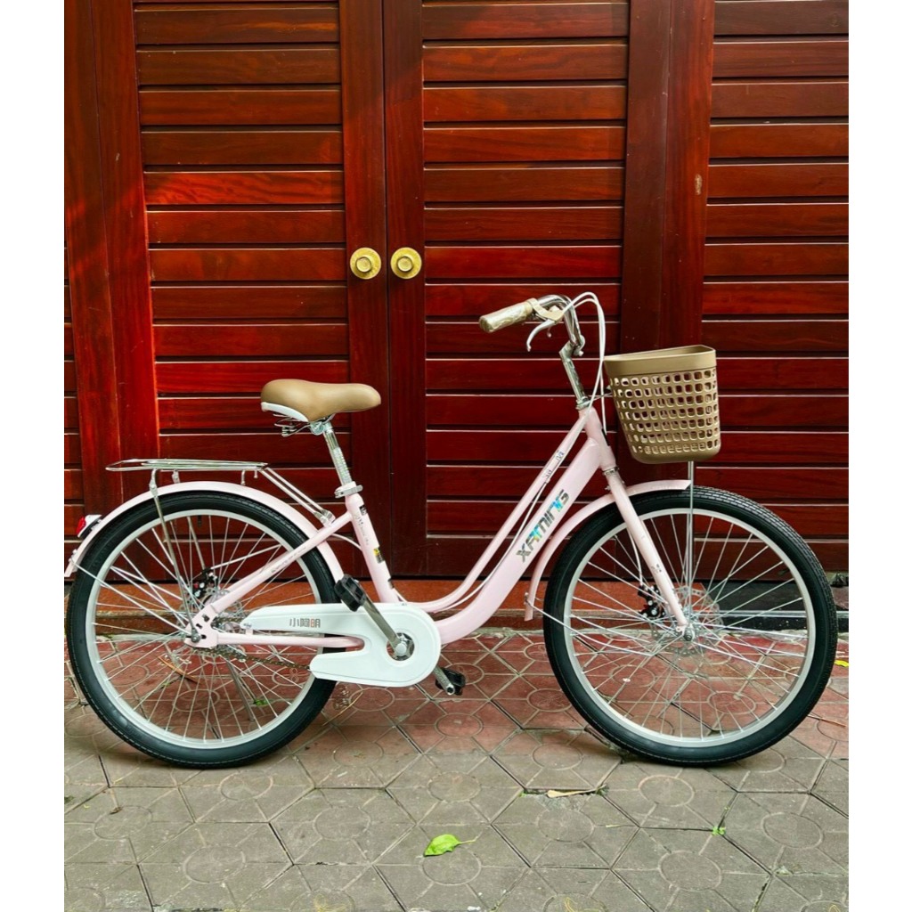 Xe đạp mini nữ size 22 inch hãng Xaming có phanh đĩa cho cho bé gái từ 8 đến 15 tuổi