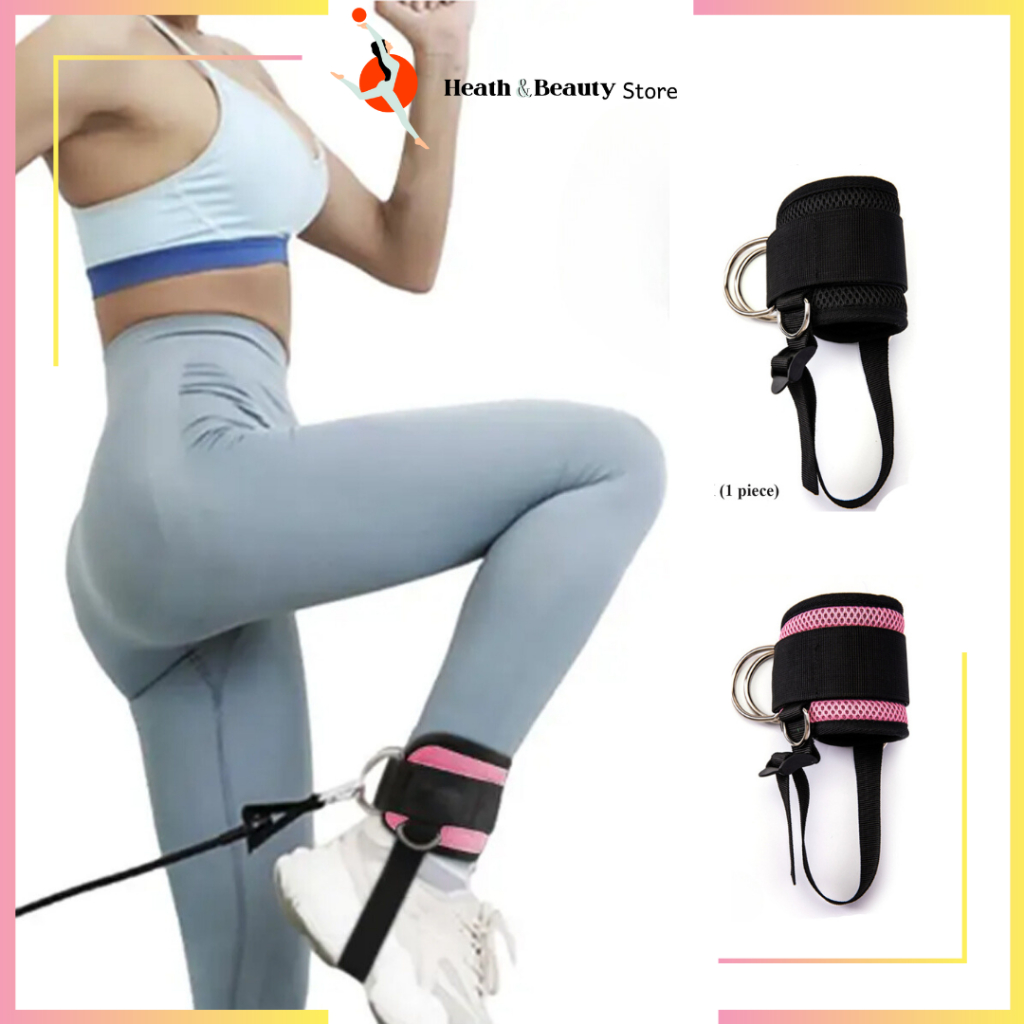 Dây quấn cổ chân móc cáp tập kickback, móc dây kháng lực tập đùi, tập chân