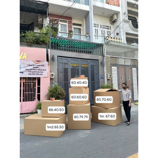 7sz Thùng carton lớn dày cứng 1,2mx65x50 - 1mx67.60 - 80.70.60 - 80.80.80 - 60.60.60 - 66.40.50 - 60.40.40 giao hoả tốc