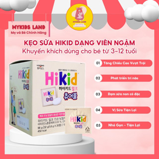 Kẹo Sữa HIKID Dạng Viên Ngậm Hàn Quốc Cho Bé Từ 1Y+