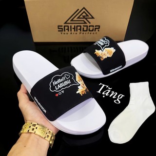  Dép Quai Ngang Unisex Nam Nữ LABUBU Cao Cấp Thời Trang - Hỗ Trợ Đổi Size D7797