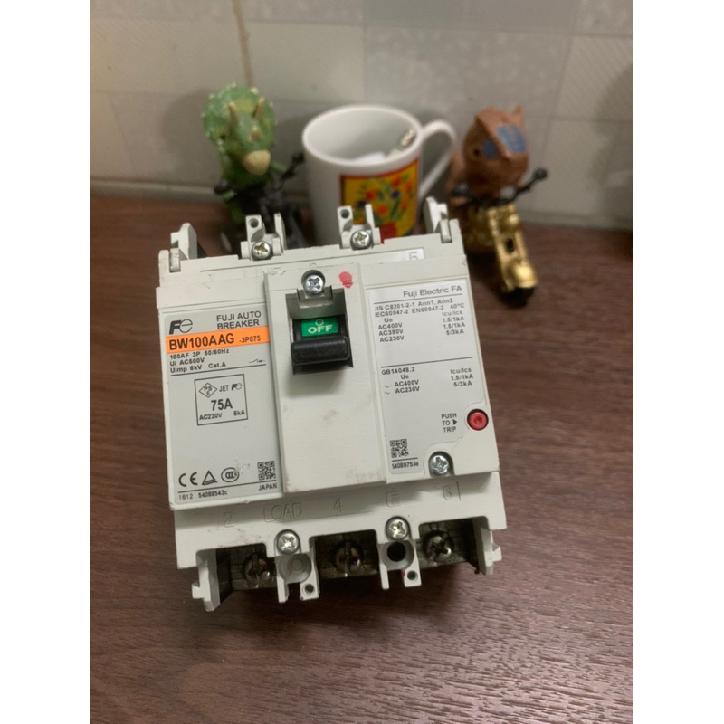MCCB Fuji 3 pha 75A BW100AAG