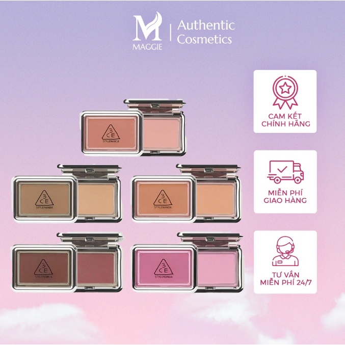 Phấn Má 3CE New Take Face Blusher - Tone màu hot trend nhất năm nay