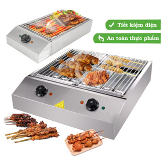 Bếp điện đôi nướng hàu, thịt xiên, nướng bánh tráng đa năng công suất lớn [BH 12 Tháng]