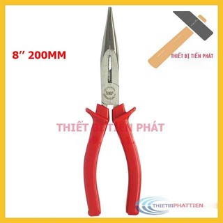 [CHÍNH HÃNG] Kềm Nhọn, Kìm Nhọn 5'' (125mm), 6'' (160mm), 8'' (200mm) Cán Đỏ TOP Mã TP-4001-6 Được Làm Từ Thép Tốt.