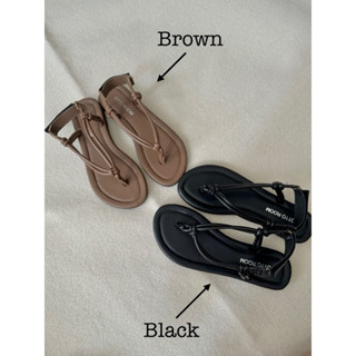 GIÀY THỜI TRANG XỎ NGÓN KẸP DÂY MẢNH ĐEN PHONG CÁCH NỮ TÍNH ĐẾ BẰNG [TĂNG SIZE NHA CÁC TÌNH YÊU ƠIII]